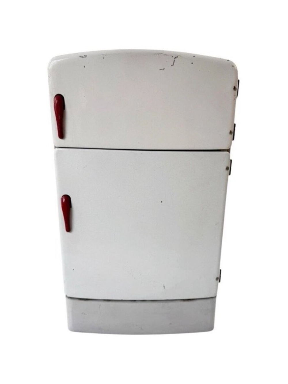 Vintage Toy 1950's Wolverine Collectible Tin Litho White Kitchen Refrigerator